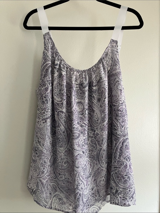 Lane Bryant Tops - NWT Lane Bryant Flowy Tank Top size 22 purple paisley